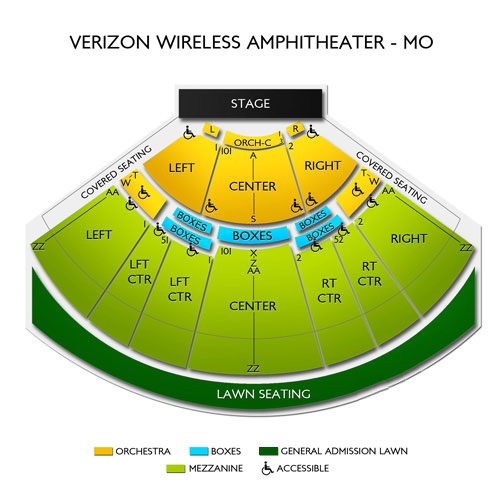 seating chart hollywood casino amphitheater tinley park